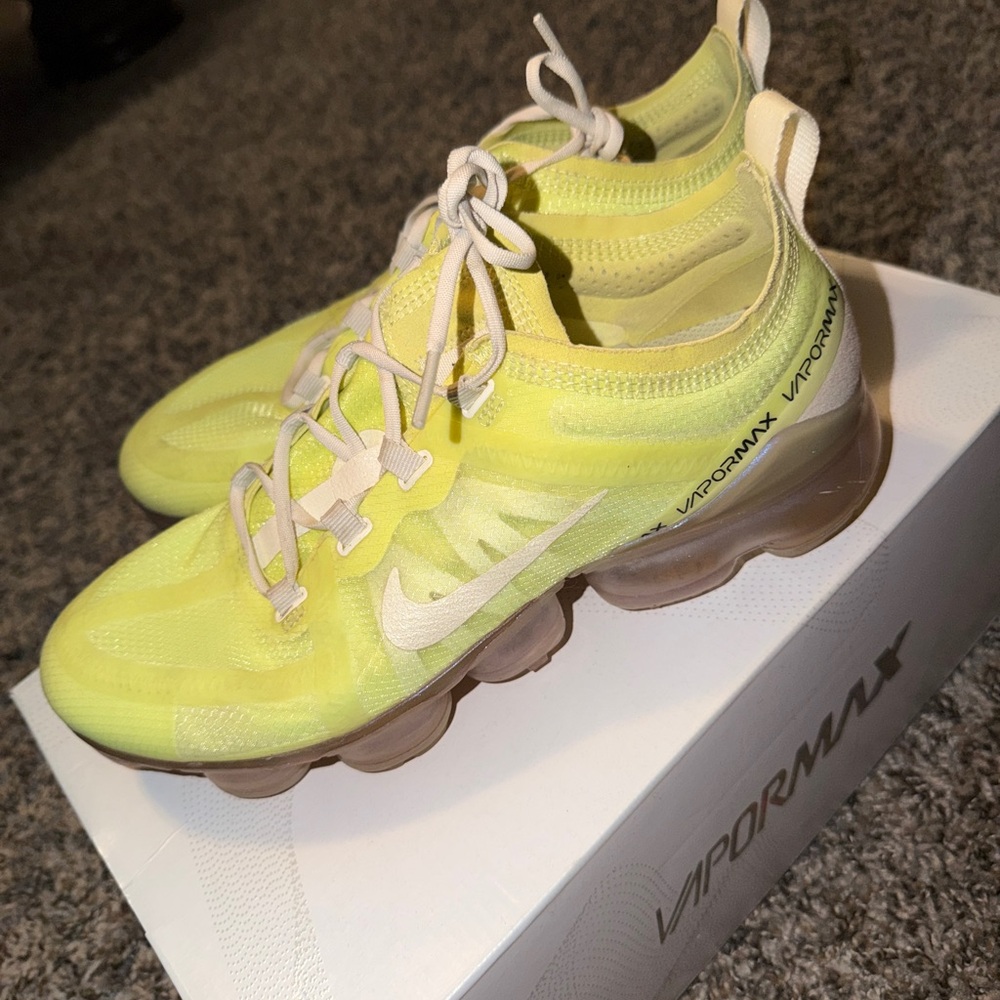 Nike Bright Yellow Athletic Shoes - Picture 2 of 5